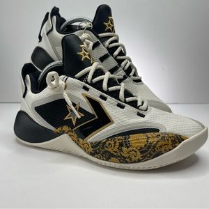 Converse all star bb swift black and gold size 8.5m